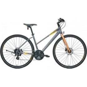 Resim Carraro Sportive 325 Hd - 28 Jant 19'' 48CM (M) Kadro 24 Vites Şehir Bisikleti-Mat Füme/koyu Sarı 