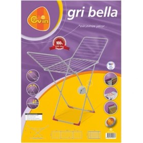 Resim Evin Bella Çamaşır Kurutmalığı Gri 