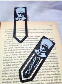 Resim 3d Atatürk Imzalı Ve Atatürk Baskılı Kitap Ayracı/ Atam/fanart 