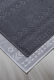 Resim Oscuro Bathmat Space - 50x75 cm Ayak Havlusu - Açık gri - Antrasit 