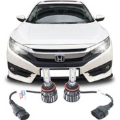 Resim Fardoktoru Honda Cıvıc Fc5 Led Kısa Far Ampulü Mono Led H11 