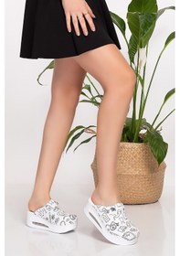 Resim Medikal Tıp Desenli Airmax Taban Bayan Ortopedik Sabo Terlik 954 