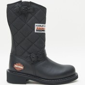 Resim Black Hakiki Deri Kadın Bot & Bootie HD0777005303 