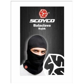 Resim Scoyco Termal Balaklava Kışlık Siyah 