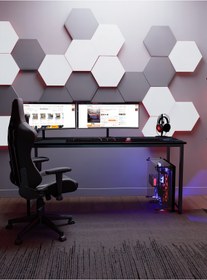 Resim KODIGU 160x60cm Oyuncu Masası - Gamer Desk - Gaming Masa - Bilgisayar Masası | 160cm x 60cm | Ayarlı Ayak 