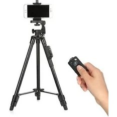 Resim Yunteng Vct 5028 Bluetooth Kumandalı Telefon Fotoğraf Makinesi Tripod Monopod Taşıma Çantalı 