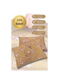 Resim Yastık Kılıfı 2 Li Saten Zarif Dokunuş Baskılı V5 