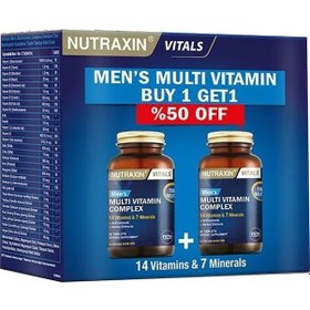 Resim Nutraxin Men's Multi Vitamin Complex 2 x 60 Tablet 