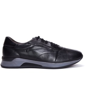 Resim Derimod Erkek Siyah Deri Sneaker 23wfd674218 