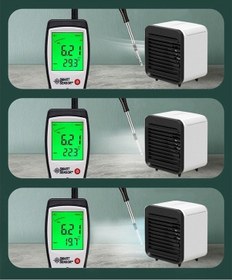 Resim Aoyingnettech Yeme Taşınabilir Soğutucu Nemlendirici Mini Klima Fanı 3 Hb Hız Ayarlı Gürültüsüz 