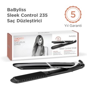 Resim Babyliss Sleek Control 235 Saç Düzleştirici-St397E Siyah 