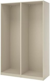 Resim Gardırop iskeleti, gri-bej, 150x58x236 cm 
