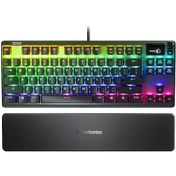 Resim Steelseries Apex 7 TKL Blue Switch Kablolu RGB İngilizce Mekanik Oyuncu Klavye 