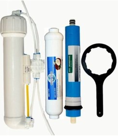 Resim Su Arıtma Membran Filtre Kabı Seti, Membran ve Tatlandırıcı Filtre 