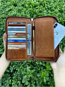 Resim CüzCan Taba Unisex Telefon Cüzdanı El Çantası 
