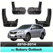 Resim Motion003 Subaru Outback 2010 2014 Abs Çamurluk Seti 4 Parça Çamur Kalkanı Aksesuarları 