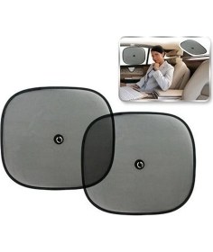 Resim BTL Oto Yan Cam Perdesi Güneşlik 2'li Vantuzlu 44*36CM 