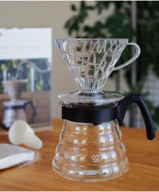 Resim Hario V60 Craft Coffee Maker - V60 02 Kraft Kahve Demleme Seti 