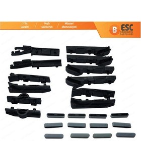 Resim Nissan Qashqai 2 için Panoramic Sunroof Perde 24 Lü Tamir Seti N11.10616 