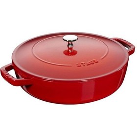 Resim STAUB La Cocotte Sote Tenceresi Döküm 24 Cm Kırmızı 