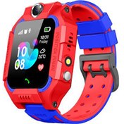 Resim Z6 Çocuk Konum Takipli Sim Kart Destekli GPS Özellikli Kırmızı Akıllı Saat Torima