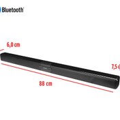 Resim Mikado MD-SB101 Sinema Sistemi 20w Soundbar Bluetooth Hoparlör Bluetooth Speaker Usb+aux+microsd Mikado 