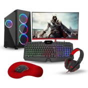Resim Seclife GM-E125 I5-12400F 16GB 512SSD+2TB 4gb R9370 500W Dos +24" Monitör Oyuncu Bilgisayarı 