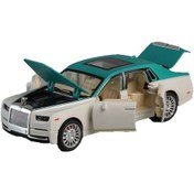 Resim Rolls-royce Simülasyon Açılır Kapılar Çocuk Oyuncak Araba Beyaz 