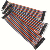 Resim 3'lü Set Premium Dupont Jumper Kabloları - Arduino DIY Kitleri için Endüstriyel Elektrik Bağlantı Elemanları, Dişi-Dişi, Erkek-Erkek, Erkek-Dişi, 20cm Uzunluk, 40Pin, Dayanıklı ve Güvenilir, AOICRIE 