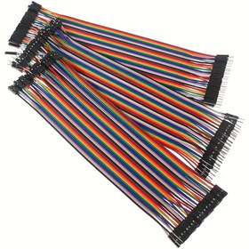 Resim 3'lü Set Premium Dupont Jumper Kabloları - Arduino DIY Kitleri için Endüstriyel Elektrik Bağlantı Elemanları, Dişi-Dişi, Erkek-Erkek, Erkek-Dişi, 20cm Uzunluk, 40Pin, Dayanıklı ve Güvenilir, AOICRIE 
