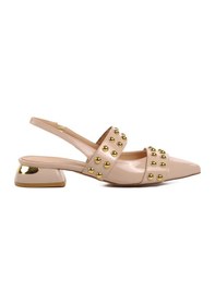 Resim Ayakmod 575023 Z Bej Rugan Kadın Topuklu Ayakkabı Bej 