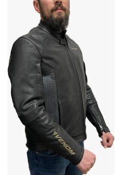 Spidi Dp Progressıve Leather Deri Ceket Siyah - Beyaz