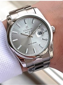 Resim Coliseum Çelik Kordon Takvimli Kadran Kutulu Seri Erkek Kol Saati Ft.cls.e007 