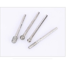 Resim Hallow E18830 Elmas Matkap Ucu Çapak Seti Gümüş 50 Adet 