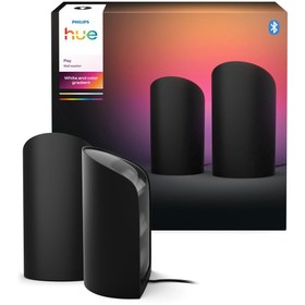 Resim Philips Hue Flare 2'li Paket Akıllı Duvar Aydınlatma - Siyah 