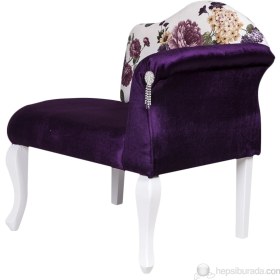 Resim 3A Mobilya Salkım Hanım Sağ Kol Mor Josephine 