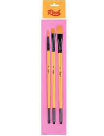 Resim Rich Fırça Seti Karışık 3 Lü Set-10 