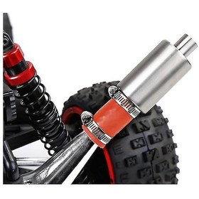 Resim Teltree 1/5 Ölçekli Hpı Baja Rovan 5b 5t 5sc Losı Tdbx Fs Rc Truck İçin Metal Ekzos Müfleyi Boru Seti - Dayanıklı Ve Kolay Kurulum 