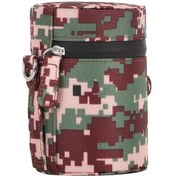 Resim Rogfer Kamuflaj Renkli Küçük Lens Kılıfı Dslr Kamera Lensi İçin Fermuarlı Bez Kılıf Kutusu, Boyut: 11x8x8cm Kahverengi Diğer Diğer 