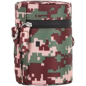 Resim Rogfer Kamuflaj Renkli Küçük Lens Kılıfı Dslr Kamera Lensi İçin Fermuarlı Bez Kılıf Kutusu, Boyut: 11x8x8cm Kahverengi Diğer Diğer 