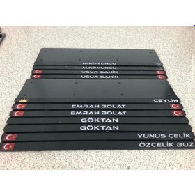 Resim Appcity Kişiye Özel Lüx Pleksi Plakalik - Tam Boy - 2 Adet 414314477 