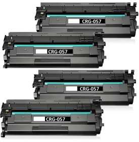 Resim CRG-057 (057 / CRG057) 4 Adet Canon I-Sensys LBP223DW (LBP-223) Yazıcı Uyumlu 3000 Sayfalık Muadil Toner 