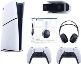 Resim Playstation 5 Slim Dijital Edition +2.Dualsense+ PS5 KAMERA +3D PLUS KULAKLIK 