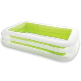 Resim Intex Dış Bölme Şeffaf Yeşil 262x175x56 CM Aile Havuzu 