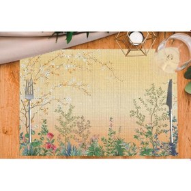 Resim Colorful Mini Flowers Kumaş Amerikan Servis 4'lü Set Keten, Ulusl.yıkama Ve Solmama Sertifikası Çok Renkli 