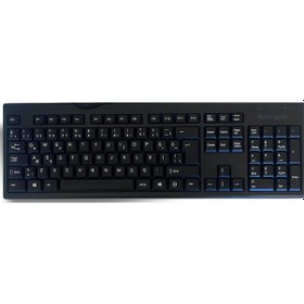 Resim Kensington KB100 EQ Kablolu Klavye (K63727TR) 