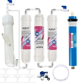 Resim Akvaryum Tipi Su Arıtma, Çift Çıkışlı Ve Saf Su Sistemi (SUZUKI Technology Membranlı) 