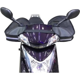 Resim Motosiklet Termal El Koruma Rüzgar Geçirmez Reflektörlü 