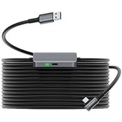 Resim Stouchi Meta Quest2/Pro/PICO 4/PICO Neo 3 ile Uyumlu 5M Bağlantı Kablosu, Ultra Dayanıklı Güç Kaynağı için Ayrı Şarj Portlu, Oyun Bilgisayarı için Yüksek Hızlı USB 3.0 Tip A'dan C'ye Veri Aktarım 