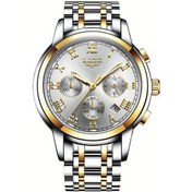 Resim Fochsia Lıge Erkek Klasik Kollu Saati Takvimli Gümüş Altın Beyaz İş Ve Günlük Kullanım Diğer 